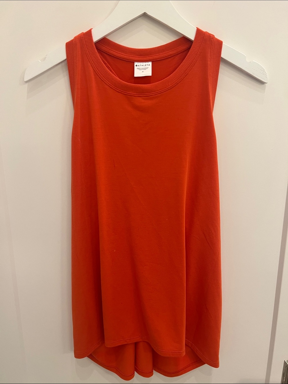Athleta Bright Orange Sleeveless Tank